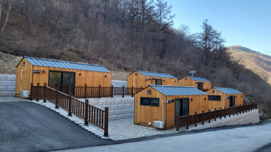 사진1.중미산휴양림 신규조성 캐빈.JPG