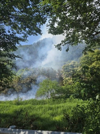 산림당국 전북 무주 산불발생.. 진화 완료
