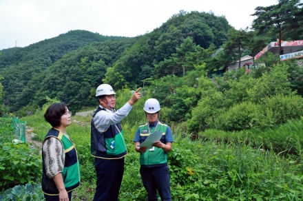 태백시, 황지지구 자연재해위험개선지구 정비사업 본격 추진