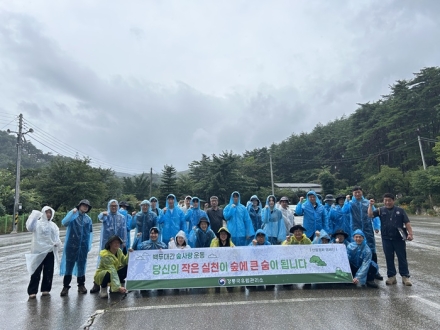강릉국유림관리소, 대관령 옛길 산림정화 활동 펼쳐
