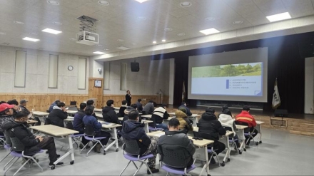장수군, 산림현장 안전사고 ‘제로화’ 총력… 전 직원 실무 교육 실시