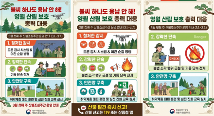 영월국유림, 3월 첫째 주 ‘산불조심주간’ 운영… “불씨 하나도 용납 안 해”