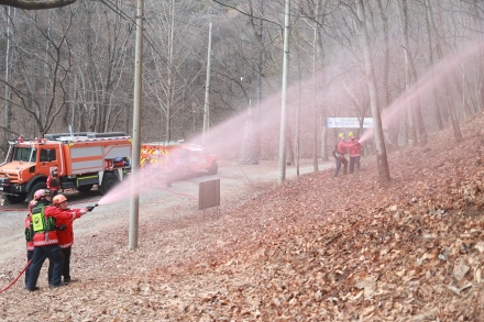 산불 확산 선제 차단…영월군, 지연제 30톤 사전 살포 추진