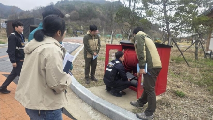변산반도국립공원, 직소천야영장 개장 앞두고 합동 안전점검 실시