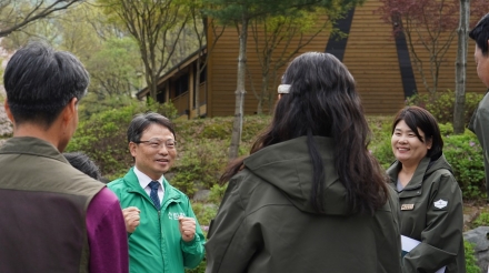 박은식 산림청장, 가정의 달 맞아 자연휴양림 안전 점검