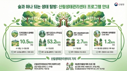 산림청, 산림유전자원보호구역 체험 프로그램 확대 운영
