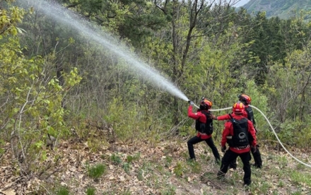 산림청 무주국유림관리소, 특수진화대 산불진화훈련 실시