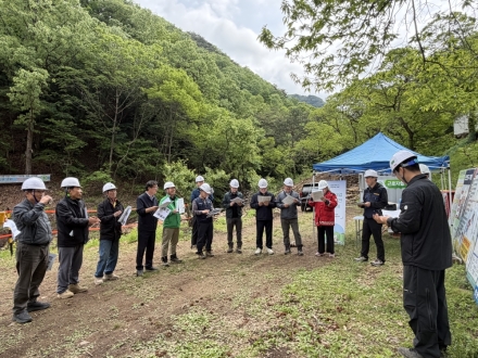 민북지역국유림관리소, 산림사업장 안전보건 협의체·캠페인 실시