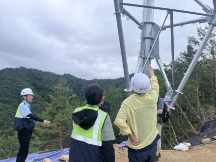 산림청, 집중호우 대비 송전철탑 공사현장 추가 안전점검