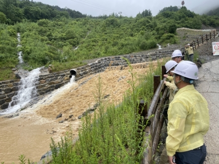 산림청, 가리왕산 산림복원사업지 산사태 대응 현장 긴급 점검
