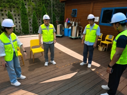 국립나주숲체원, 폭염 대응 위해 치유의숲 현장 안전점검