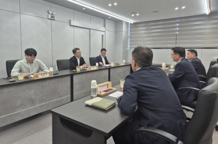 박은식 산림청장, 산림재난안전기술공단 현장 간담회