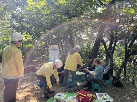 국립수목원, 폭염 속 산림작업장 안전관리 현장 점검