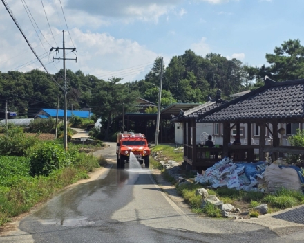 산림항공본부, 드론·산불진화차로 폭염 피해 예방 나서