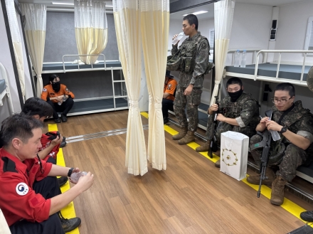 북부지방산림청, 드론 테러 가정한 청사 대응훈련 실시