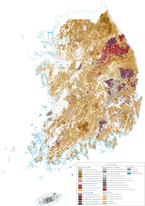 <기고>  1:5,000 산림입지토양도의 제작과 활용 및 향후 방향
