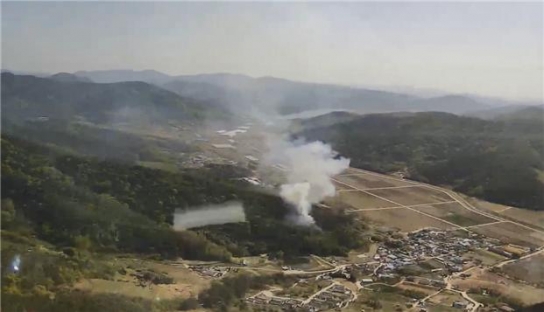 <완료> 경남 창녕 산림인근 묵밭 화재... 36분 만에 진화완료
