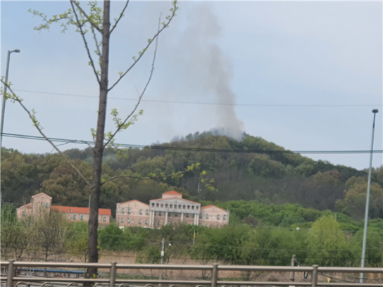 <완료> 충남 아산 산불... 41분 만에 신속 진화 완료