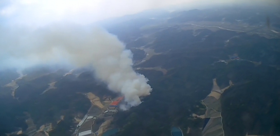 <완료> 경북 봉화군 산불... 2시간 12분 만에 진화완료