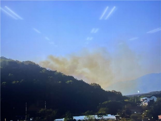 <1보> 대구 달성 산불발생... 산림당국 진화중
