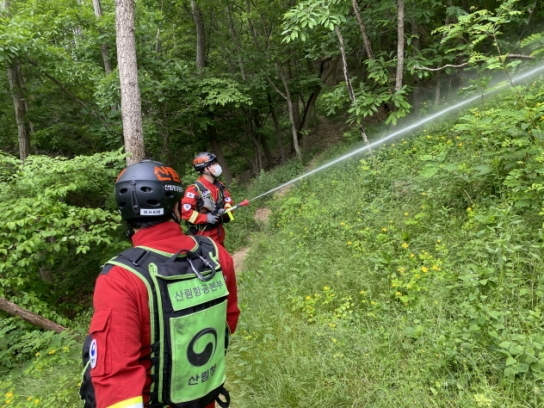 산림청 안동산림항공관리소, 산불진화 교육훈련 실시