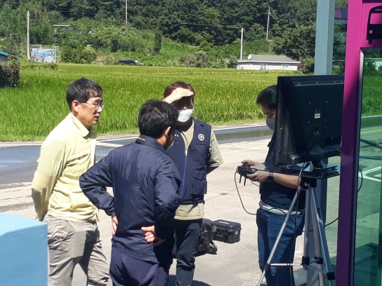 드론을 활용한 태풍 피해조사 지원