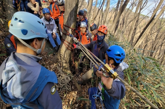 산악인명구조 능력 배양을 위한 역량강화 교육 및 수색 실습과정 실시