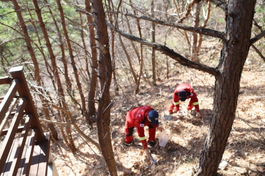 강릉산림항공관리소, 가을철 산불예방 홍보 캠페인 실시