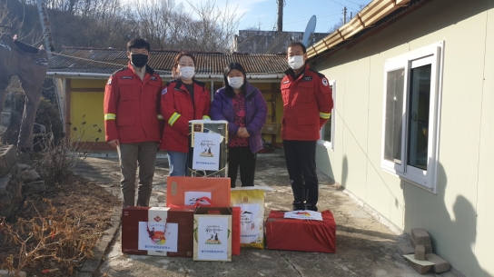울진산림항공관리소, 따뜻한 온정을 전달하다.
