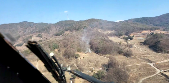 경북 예천 산불발생.... 1시간만에 주불 진화완료