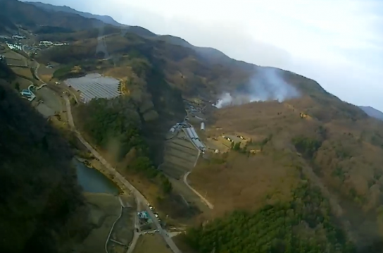 충북 청주 산불발생.... 1시간 02분만에 주불 진화완료