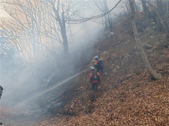 경기도 남양주 산불발생...29시간여 만에 주불 진화완료