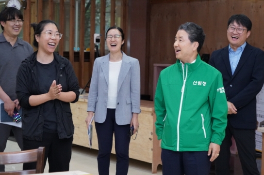 남성현 산림청장, 사립자연휴양림 현장 방문