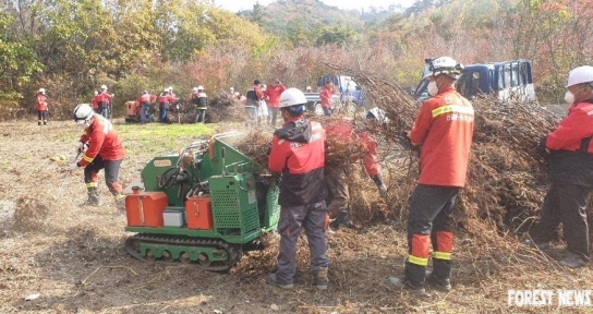 정읍국유림관리소, 가을철 산불 원인물질 제거 집중