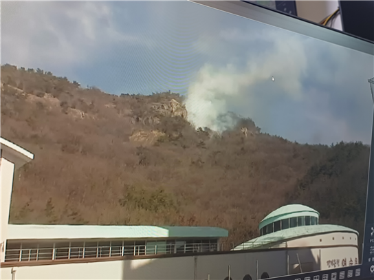 전남 여수 산불발생...2시간 27분 만에 진화완료