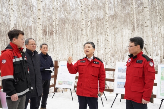 지역경제 살리는 효자 산림,인제 자작나무숲 민생토론회 후속 현장행보