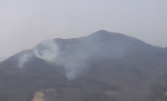 충남 금산군 제원면 산불발생 및 진화완료
