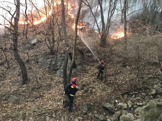 전북 남원시 산내면 산불발생... 진화완료