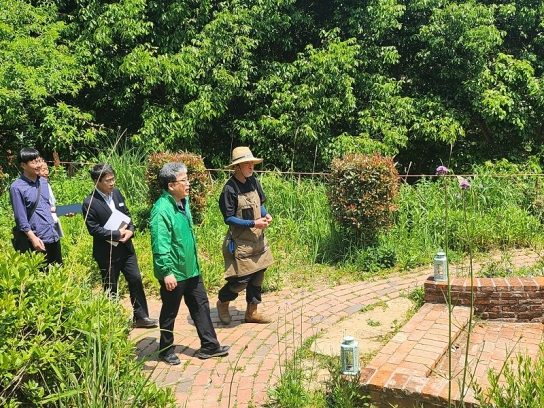 임상섭 산림청 차장, 민간정원 활성화 위해 경남 남해군 민생현장 방문