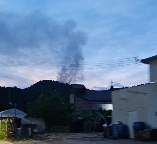 경기도 가평군 산불 진화 완료