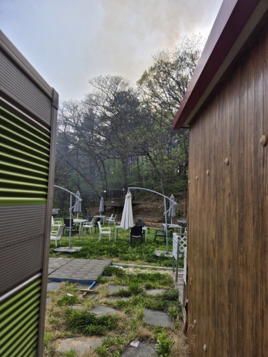 경기 파주 화재발생...산불 전이 사전차단 완료