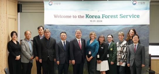 임상섭 산림청장, 미국 산림청 및 세계산림치유포럼 관계자와 간담회 개최
