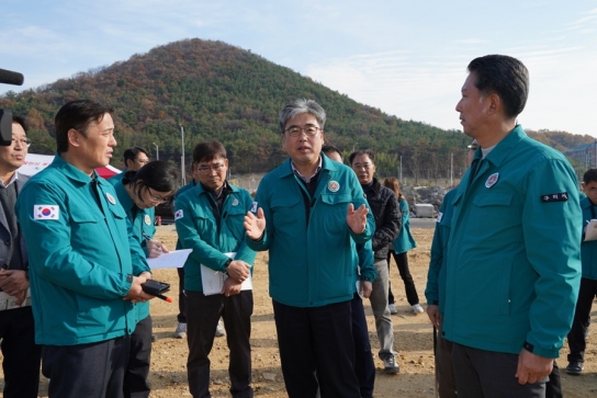[산림청 사진뉴스]임상섭 산림청장, 소나무재선충병 극심지역 방제현황 점검