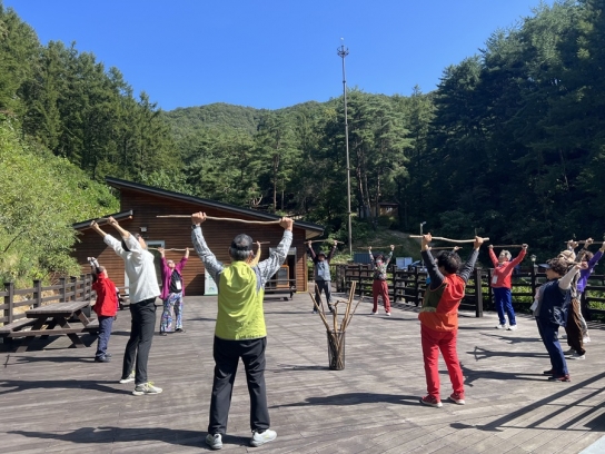 양평치유의숲, 어르신·장애인 대상 나눔의숲 캠프