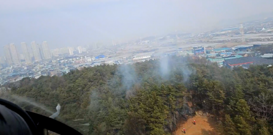 산림당국 경기 고양 산불.. 진화완료