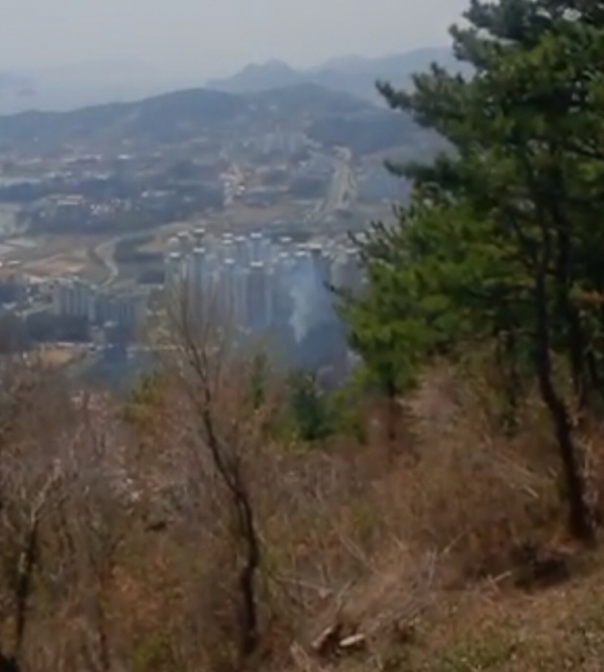 산림당국 경남 통영산불.. 주불 진화 완료