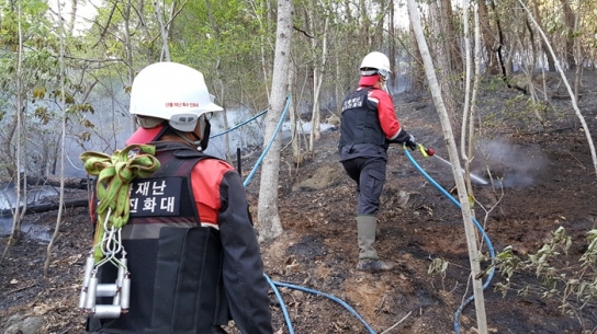 산림당국 경기 파주 산불.. 진화완료