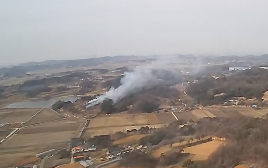 산림당국 충남 당진 산불... 진화완료
